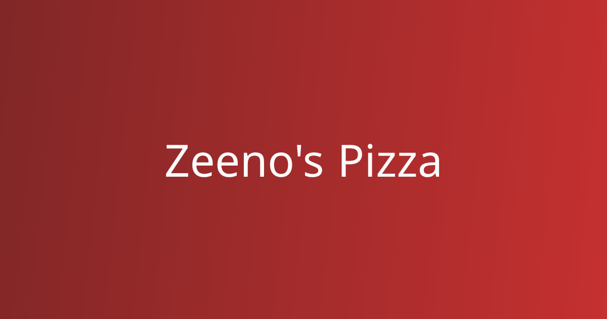 Best Pizza in Penndel, PA | Zeeno's Pizza | Order Online